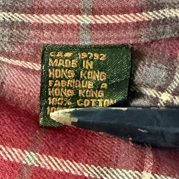 Timberland Red Gray Plaid Oxford Shirt Men’s Size XL Casual Workwear Button Down - Picture 9 of 10